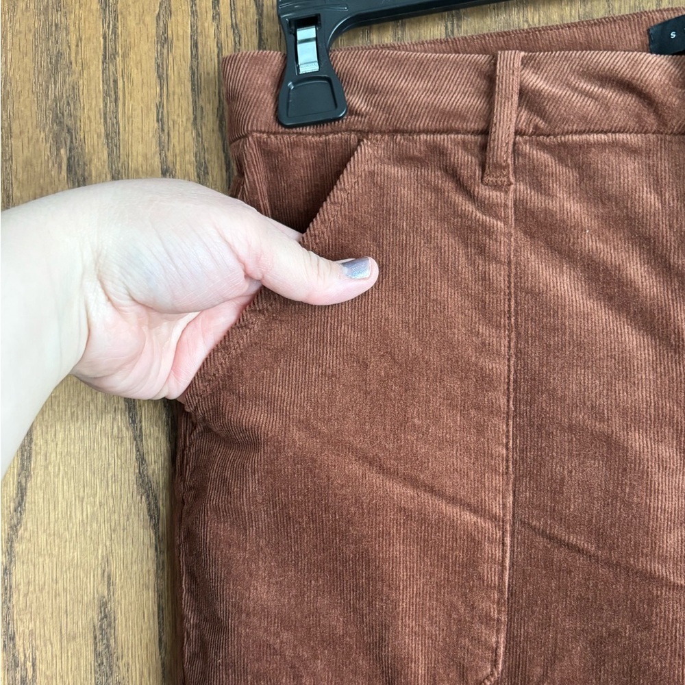 NEW Sanctuary women’s brown corduroy Hayden bootcut pants size 28 - Picture 5 of 9